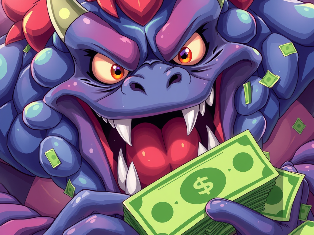 Ein Monster das Geld frisst