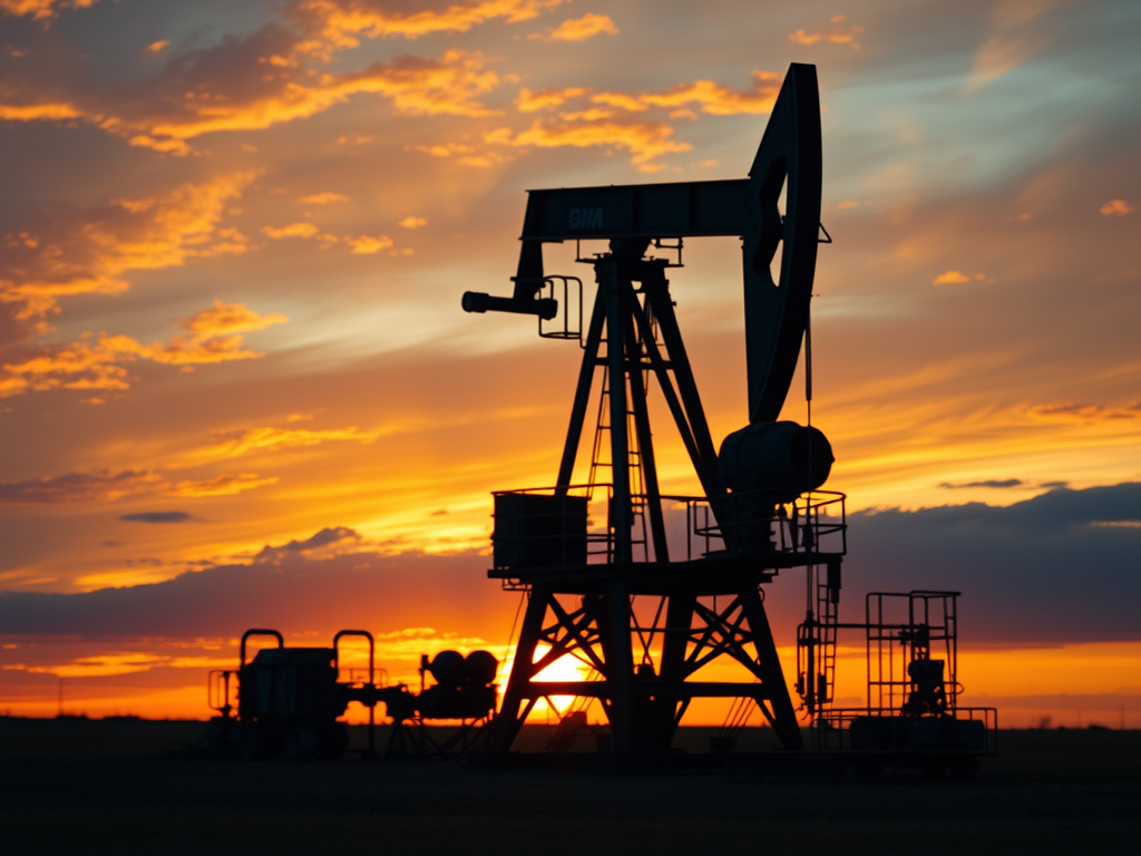 Öl Turm Förderanlage