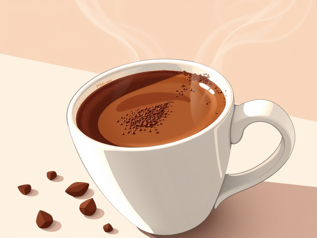 Kakao in einem Becher